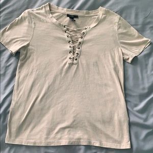 Tan Forever 21 Shirt